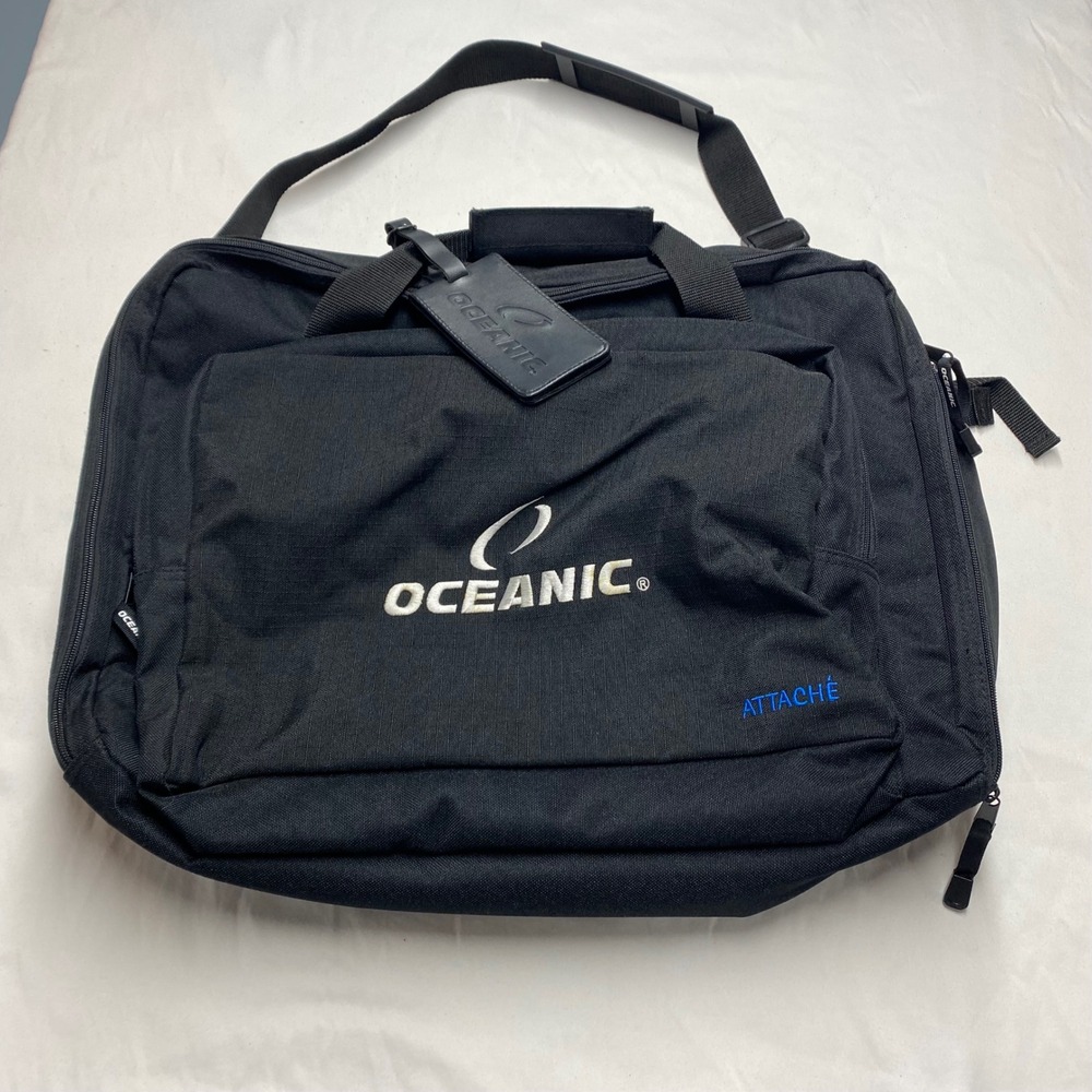 Oceanic Attaché Convertible Backpack Briefcase Scuba Regulator Travel Bag Black